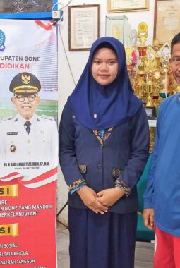 Membanggakan, Siswi SMPN 4 Watampone Lolos Masuk SMA Taruna Bhayangkara